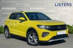 2024 Volkswagen T-Cross Estate 1.0 TSI 115 R-Line 5dr DSG in Rubber Ducky Yellow at Listers Volkswagen Stratford-upon-Avon