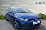 2023 Volkswagen Polo Hatchback 1.0 TSI Life 5dr in Reef Blue at Listers Volkswagen Nuneaton