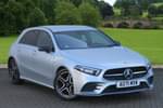 2021 Mercedes-Benz A Class Hatchback Special Editions A180 AMG Line Premium Edition 5dr Auto in Iridium Silver Metallic at Mercedes-Benz of Boston