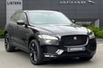 2020 Jaguar F-PACE Estate Special Editions 2.0d (180) Chequered Flag 5dr Auto AWD in Santorini Black at Listers Jaguar Droitwich