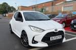 2023 Toyota Yaris Hatchback 1.5 Hybrid GR Sport 5dr CVT (City Pack) in Pure White at Listers Toyota Coventry