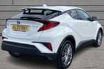 Image two of this 2023 Toyota C-HR Hatchback 1.8 Hybrid Excel 5dr CVT in White at Listers Toyota Bristol (South)