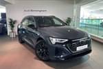 2024 Audi Q8 e-tron Estate 300kW 55 Quattro 114kWh Black Edition 5dr Auto in Plasma blue, metallic at Birmingham Audi