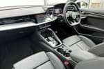 Image two of this 2024 Audi A3 Sportback 35 TFSI Black Edition 5dr S Tronic in Navarra blue, metallic at Worcester Audi