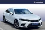 2024 Honda Civic Hatchback 2.0 eHEV Elegance 5dr CVT in Platinum White at Listers Honda Northampton
