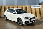 2021 Audi A1 Sportback 30 TFSI 110 S Line 5dr S Tronic in Shell White at Worcester Audi