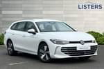 2024 Volkswagen Passat Estate 1.5 eTSI Life 5dr DSG in Pure White at Listers Volkswagen Worcester