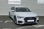 2024 Audi A6 Diesel Avant 40 TDI Quattro S Line 5dr S Tronic in Glacier White, metallic at Coventry Audi