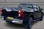 Image two of this 2021 Toyota Hilux Diesel Invincible D/Cab Pick Up 2.4 D-4D Auto in Black at Listers Toyota Bristol (South)