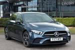 2021 Mercedes-Benz A Class Hatchback Special Editions A200 AMG Line Executive Edition 5dr Auto in denim blue metallic at Mercedes-Benz of Lincoln