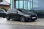 2019 BMW 1 Series Hatchback Special Edition 118i (1.5) M Sport Shadow Edition 3dr in Black Sapphire metallic paint at Listers King's Lynn (BMW)
