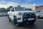 2023 Toyota Hilux Diesel Invincible X D/Cab Pick Up 2.8 D-4D Auto in White at Listers Toyota Coventry