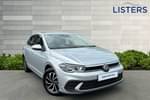 2023 Volkswagen Polo Hatchback 1.0 TSI Life 5dr in Reflex silver at Listers Volkswagen Evesham