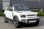 2022 Land Rover Defender Estate 2.0 P400e X-Dynamic SE 110 5dr Auto in Fuji White at Listers Land Rover Droitwich