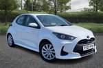 2022 Toyota Yaris Hatchback 1.5 Hybrid Icon 5dr CVT in White at Listers Toyota Lincoln