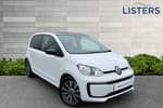 2022 Volkswagen Up Hatchback 1.0 65PS Black Edition 5dr in Pearl White at Listers Volkswagen Nuneaton
