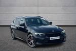 2023 BMW 3 Series Touring 330e M Sport 5dr Step Auto in Black Sapphire metallic paint at Listers Boston (BMW)