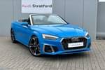 2021 Audi A5 Cabriolet Special Editions 40 TFSI 204 Edition 1 2dr S Tronic in Turbo Blue at Stratford Audi