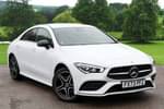 2023 Mercedes-Benz CLA Coupe 250e AMG Line Premium 4dr Tip Auto in digital white at Mercedes-Benz of Grimsby