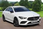 2023 Mercedes-Benz CLA Coupe 250e AMG Line Premium 4dr Tip Auto in digital white at Mercedes-Benz of Grimsby