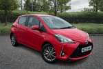 2020 Toyota Yaris Hatchback 1.5 Hybrid Icon 5dr CVT in Red at Listers Toyota Stratford-upon-Avon