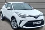 2023 Toyota C-HR Hatchback 1.8 Hybrid Icon 5dr CVT in Pure White at Listers Toyota Bristol (North)