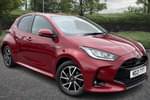 2021 Toyota Yaris Hatchback 1.5 Hybrid Design 5dr CVT in Red at Listers Toyota Lincoln