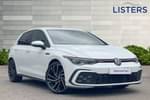 2021 Volkswagen Golf Hatchback 2.0 TSI GTI 5dr DSG in Pure White at Listers Volkswagen Loughborough