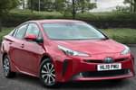 2019 Toyota Prius Hatchback 1.8 VVTi Business Edition Plus 5dr CVT in Red at Listers Toyota Nuneaton