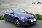 2022 Volkswagen Polo Hatchback 1.0 TSI Life 5dr in Vibrant Violet at Listers Volkswagen Evesham