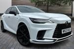 2023 Lexus RX Estate 500h 2.4 Direct4 F-Sport 5dr Auto in White at Lexus Coventry