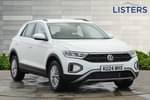 2024 Volkswagen T-Roc Hatchback 1.0 TSI Life 5dr in Pure white at Listers Volkswagen Stratford-upon-Avon