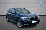2021 BMW X3 Diesel Estate xDrive20d MHT M Sport 5dr Step Auto in Phytonic Blue at Listers Boston (BMW)