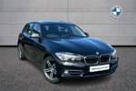 2018 BMW 1 Series Hatchback 118i (1.5) Sport 5dr (Nav/Servotronic) in Black Sapphire metallic paint at Listers Boston (BMW)