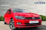 2021 Volkswagen Polo Hatchback 1.0 TSI 95 Match 5dr in Flash Red at Listers Volkswagen Coventry