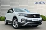 2022 Volkswagen T-Cross Estate Special Edition 1.0 TSI 110 Active 5dr in Pure white at Listers Volkswagen Coventry