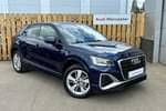 2024 Audi Q2 Estate 35 TFSI S Line 5dr S Tronic in Navarra Blue Metallic at Worcester Audi