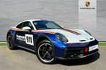 2023 Porsche 911 [992] Dakar Coupe 2dr PDK in White / Gentian Blue Metallic at Porsche Centre Hull