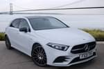 2021 Mercedes-Benz A Class Hatchback Special Editions A200 Exclusive Edition 5dr Auto in digital white metallic at Mercedes-Benz of Hull