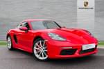 2022 Porsche 718 Cayman Coupe 2.5 S 2dr PDK in Guards Red at Porsche Centre Hull