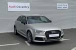 2017 Audi A3 Hatchback Special Editions 1.5 TFSI Black Edition 3dr in Audi exclusive customised paint finish at Coventry Audi