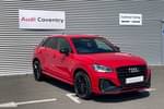 2022 Audi Q2 Estate 35 TFSI Black Edition 5dr S Tronic in Tango Red Metallic at Coventry Audi