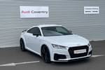 2019 Audi TT Coupe 40 TFSI Black Edition 2dr S Tronic (Tech Pack) in Glacier White Metallic at Coventry Audi