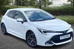 2023 Toyota Corolla Hatchback 1.8 Hybrid Design 5dr CVT in White at Listers Toyota Lincoln