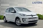2019 Volkswagen Up Hatchback 1.0 High Up 5dr in Pure White at Listers Volkswagen Loughborough
