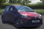 2019 Toyota Yaris Hatchback 1.5 VVT-i Icon Tech 5dr CVT in Red at Listers Toyota Grantham