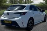 Image two of this 2023 Toyota Corolla Hatchback 1.8 Hybrid Design 5dr CVT in White at Listers Toyota Coventry