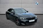 2024 BMW 3 Series Saloon 330e M Sport 4dr Step Auto in Black Sapphire metallic paint at Listers Boston (BMW)