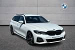 2021 BMW 3 Series Diesel Touring 318d MHT M Sport 5dr Step Auto in Mineral White at Listers Boston (BMW)