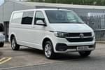 2024 Volkswagen Transporter T32 LWB Diesel 2.0 TDI 150 Highline Kombi Van DSG in Candy White at Listers Volkswagen Van Centre Worcestershire